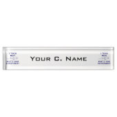 私はあなたの超出力はであるもの数学に教えますか。 デスクネームプレート (正面)