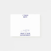 私はあなたの超出力はであるもの数学に教えますか。 ポストイット (正面)
