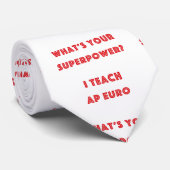 私はあなたの超出力はであるものAPのユーロに教えますか。 ネクタイ (ロール)