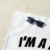 私はあなたの超出力はである何ナースですか。 ビーチタオル (インサイチュ)