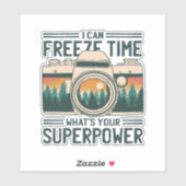 私はあなたの超大国である時間を凍結することができる シール (シート)