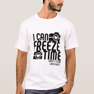 私はあなたの超能力が何であるかを時間を凍結することができる Tシャツ