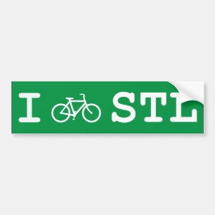 私はあなたの車のためのSTLを自転車に乗ります バンパーステッカー