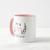 私はあなたの軍事大国のマグはである何、お母さんです マグカップ (正面左)