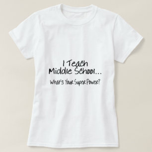 私はあなたの軍事大国はであるもの中学校に教えます Tシャツ