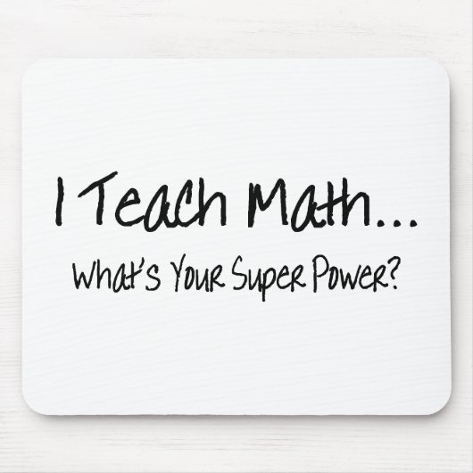 私はあなたの軍事大国はであるもの数学に教えます マウスパッド (正面)