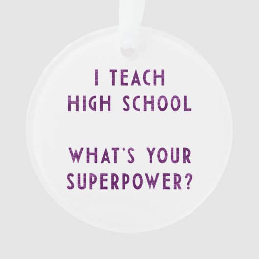 私はあなたの軍事大国はであるもの高等学校に教えますか。 オーナメント (正面)