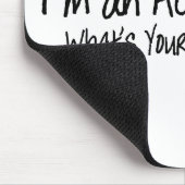 私はあなたの軍事大国はである何会計士です マウスパッド (コーナー)