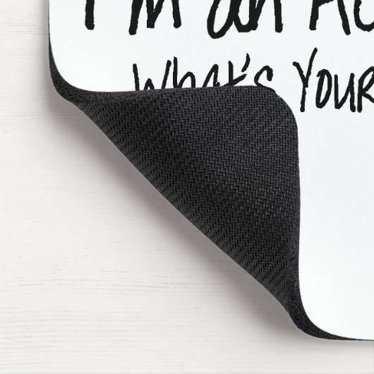 私はあなたの軍事大国はである何会計士です マウスパッド (コーナー)