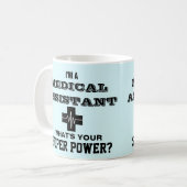 私はあなたの軍事大国はである何医療助手です コーヒーマグカップ (正面左)