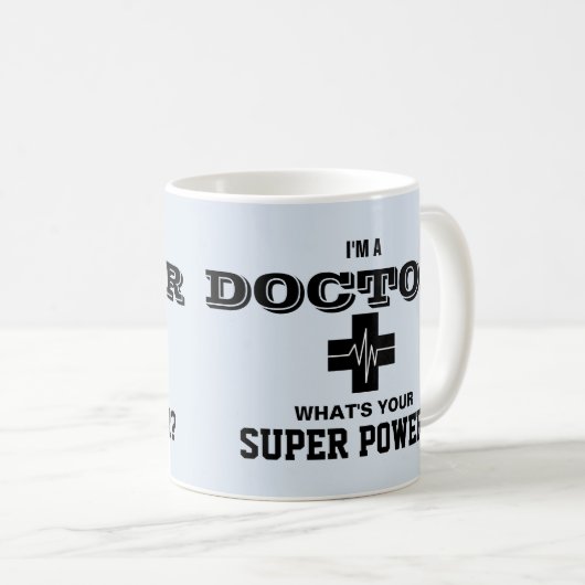 私はあなたの軍事大国はである何医者です コーヒーマグカップ (正面右)