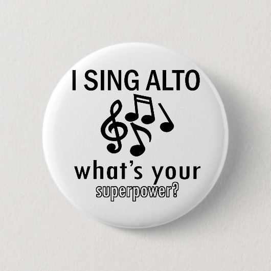 私はあなたの軍事大国はである何ALTOを歌います 缶バッジ (正面)