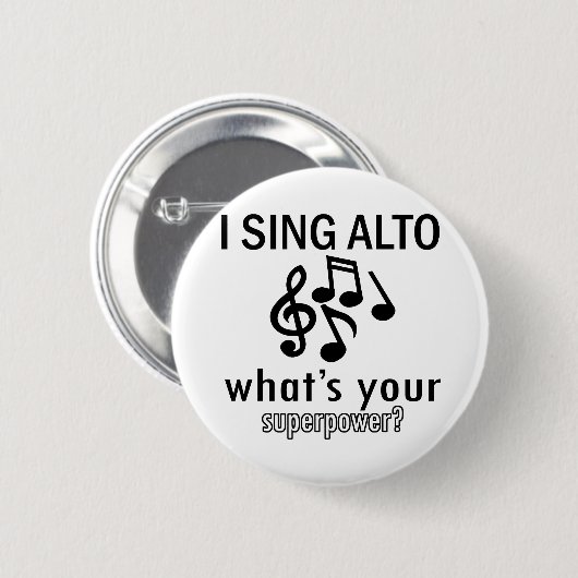 私はあなたの軍事大国はである何ALTOを歌います 缶バッジ (正面&裏面)