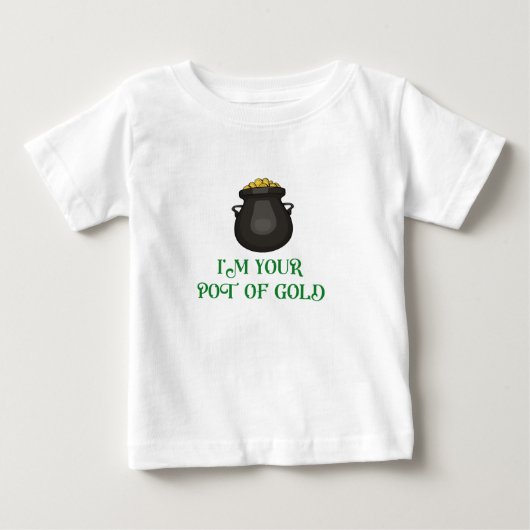 私はあなたの金ゴールドのポット ベビーTシャツ (正面)