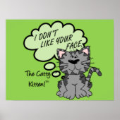 私はあなたの顔の様子が好きではない ポスター (正面)