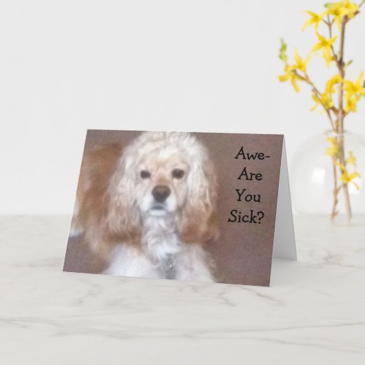 私はあなたの顔を舐めたい カード (黄色い花)