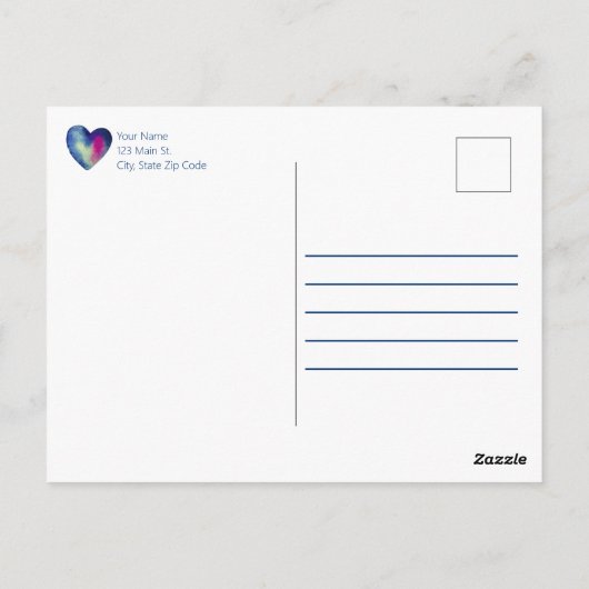 私はあなたの – 払い戻しなし！ ポストカード (裏面)