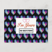 私はあなたの – 払い戻しなし！ ポストカード (正面)