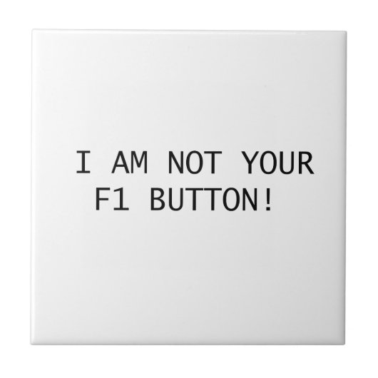 私はあなたのF1ボタンじゃない! タイル (正面)