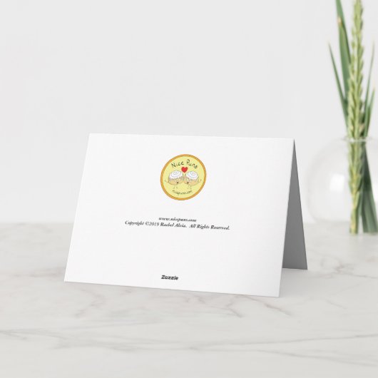 私はあなたはおびえさせていて-ハロウィンの挨拶状打ちます カード (裏面)