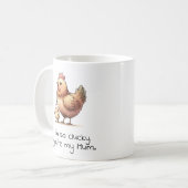 私はあなたはお母さん コーヒーマグカップ (正面左)