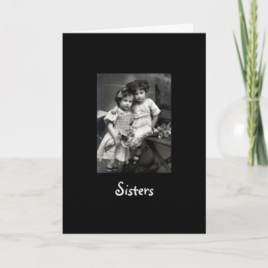 私はあなたはとても嬉しいです私の姉妹 カード (正面)