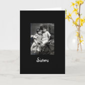 私はあなたはとても嬉しいです私の姉妹 カード (黄色い花)