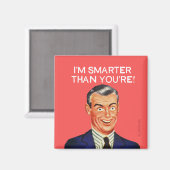 私はあなたはよ頭が切れるりだ。 マグネット (正面/裏面)