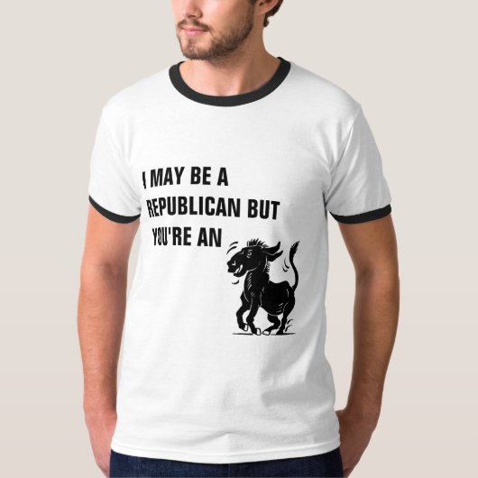 私はあなたは共和党員であるかもしれません Tシャツ (正面)