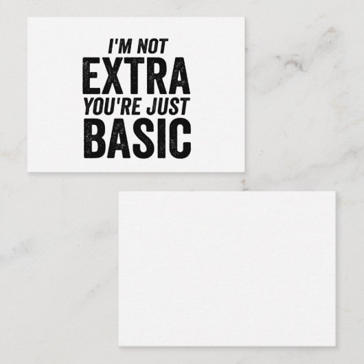 私はあなたは単なる基本グフィットではないおもしろい ノートカード (正面/裏面)