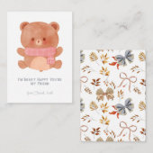 私はあなたは友達の学校のバレンタインを喜んでいる ノートカード (正面/裏面)