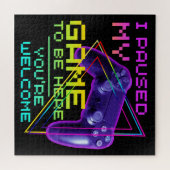 私はあなたは歓迎されるためにゲームを中断した ジグソーパズル (横)