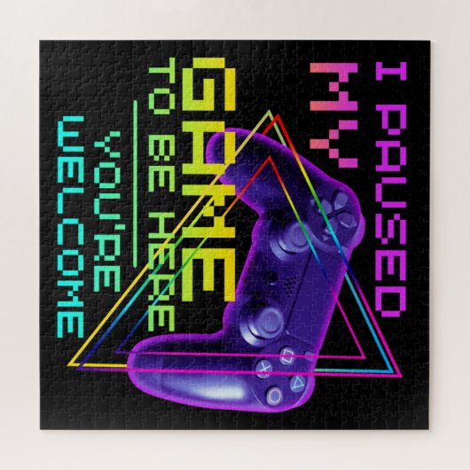 私はあなたは歓迎されるためにゲームを中断した ジグソーパズル (横)