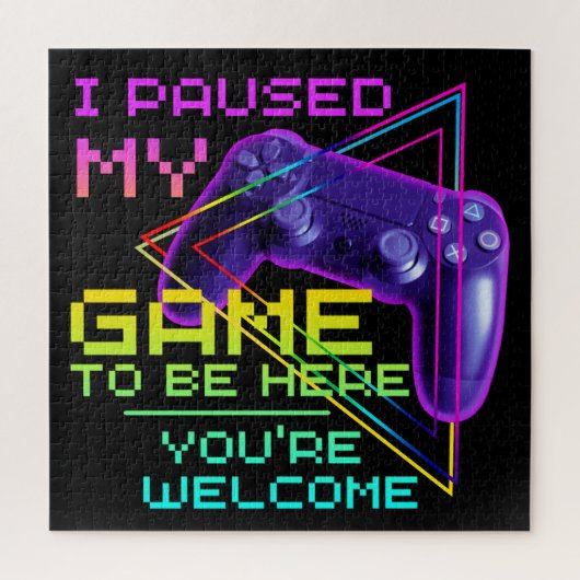 私はあなたは歓迎されるためにゲームを中断した ジグソーパズル (縦)