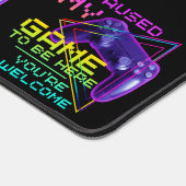 私はあなたは歓迎されるためにゲームを中断した デスクマット (コーナー)