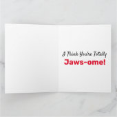 私はあなたは考え完全にジャクソーム、シャーク・バレンタイン カード (内部)