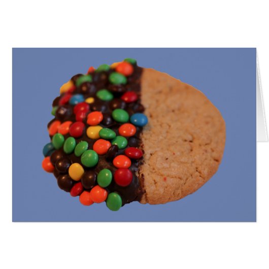 私はあなたは考え甘いチョコレートディップクッキー (正面横)