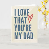 私はあなたは、私のパパ、娘からパパ カード (黄色い花)