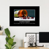 私はあなたより良い薬を持っているより幸せではない[XL] ポスター (ホームオフィス)