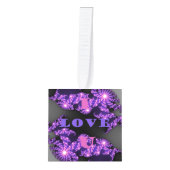 私はあなたをここから宇宙まで愛している キューブオーナメント (正面)