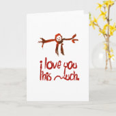 私はあなたをこんなに愛している カード (黄色い花)