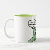 私はあなたをこんなに愛している(Tレックス) ツートーンマグカップ (左)