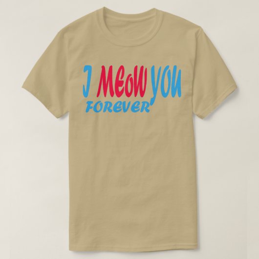 私はあなたをずっと呼ぶ Tシャツ (デザイン正面)