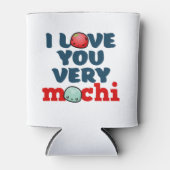 私はあなたをとても愛しているかわいバレンタインデーのパン 缶クーラー (正面)