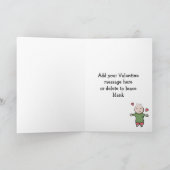 私はあなたをとても愛しているバレンタイン シーズンカード (内部)