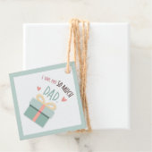 私はあなたをとても愛しているパパ – 父の日 – ギフトボックス フェイバータグ (インサイチュ)