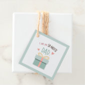 私はあなたをとても愛しているパパ – 父の日 – ギフトボックス フェイバータグ (インサイチュ)