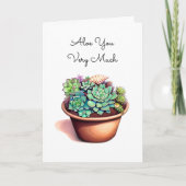 私はあなたをとても愛している |ハッピーアニバーサリー カード (正面)