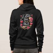 私はあなたをとても愛している パーカ (裏面)