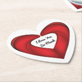 私はあなたをとても愛している ペーパーコースター (アングル)